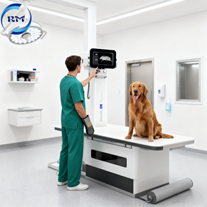 Generador de Rayos <span class=keywords><strong>X</strong></span> Digital de Alta Frecuencia de 32kw para Animales con Detector de Panel Plano y Control de Pie para Perros Grandes - Product Image 1