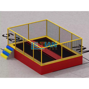 Funjump <span class=keywords><strong>10ft</strong></span> 12ft 14ft tùy chỉnh cong cực gia cố phong cách ngoài trời <span class=keywords><strong>Trampoline</strong></span> cho trẻ mới biết đi với GS giấy chứng nhận - Product Image 2