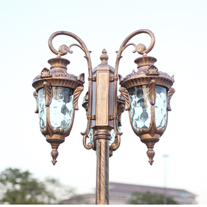 Lampadaires de jardin européens antiques Aolier, décoratifs, étanches, modernes, à LED, pour l'extérieur, lampes de chemin LED - Product Image 4