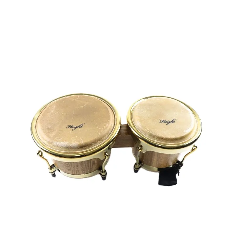 Instrumento de percusión de tambor Bongo, tambores de madera y metal, adecuado para adultos, niños, principiantes, profesionales con ajustable