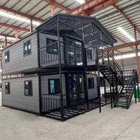 Casa Contenedor Modular Prefabricada de Lujo, Expandible, de 3 a 6 Dormitorios, 10 pies x 40 pies x 20 pies, Lista para Usar como Edificio de Oficinas