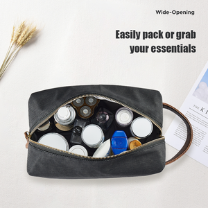 男性用トラベルトイレタリーオーガナイザー、大開口防水トイレタリーバッグ - Product Image 3