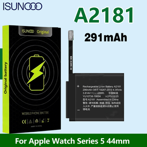 Batería ISUNOO A2181 para <span class=keywords><strong>Apple</strong></span> Watch Serie 5 40MM 44MM/iWatch 5 44MM Smart Watch - Product Image 1