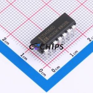 Original nuevo CD4066DN DIP-14 circuito integrado IC Chip interruptor analógico/multiplexor - Product Image 1