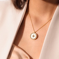Fabricant de bijoux personnalisés Milskye, bijoux tendance pour femmes, design de bijoux, argent 925, plaqué or jaune 18 carats, collier avec pendentif