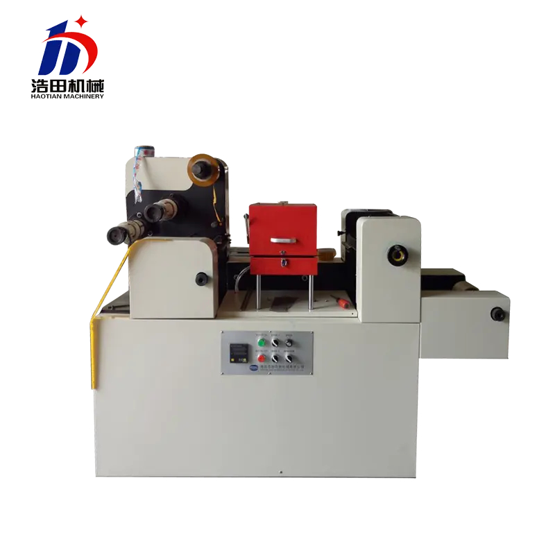 Línea de producción de máquina de impresión flexográfica de etiquetas de cinta adhesiva BOPP de 1 Color HT160