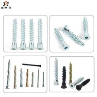 High Strength Metric Hex Socket Flat Head Self Tapping Screws Zinc Plated Carbon Steel Class 4.8 Furniture Cabinet Fasteners