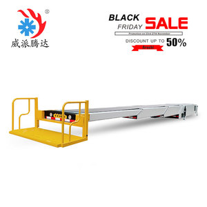 สายพานลำเลียงแบบยืดหดได้สำหรับขนถ่ายสินค้าพร้อมแท่นยืนสำหรับขนถ่ายตู้คอนเทนเนอร์เพื่อการขนส่ง - Product Image 5