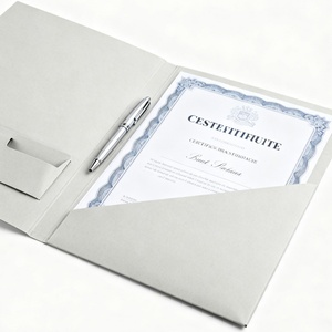Custom Office and School Stationery PP Folder 2 Pocket Folders with Flap Document Clear <b>File</b> Waterproof Customized Logo - Product Image 1