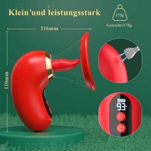 Лидер продаж, реалистичный вибратор для облизывания языка, секс-игрушки для женщин, мастурбации, Стимулятор точки G, клитора, массажер для сосков - Product Image 3