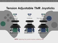 K-SILVER JT13-005 320 °   Module de réparation de joystick magnétique TMR à tension réglable pour PS5, force 30-80gf, anti-dérive