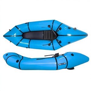Packraft Ultra-Léger en TPU/PVC, Kayak Gonflable Portable pour la Navigation en Eau Blanche et le Rafting, Capacité 200KG, Randonnée en Plein Air - Product Image 1