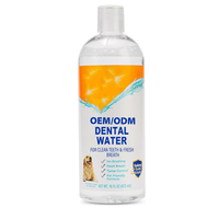 Additifs buccaux pour chiens et chats, soins complets, rafraîchisseur d'haleine, bain de bouche, élimine la mauvaise haleine, la plaque dentaire et le tartre, 473 ml