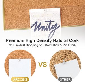 非常适合待办事项列表信息木框磁性白板软木板组合 - Product Image 5
