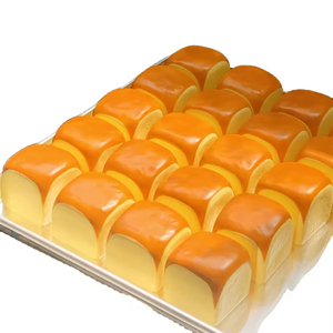 Bloque de Plástico Blando de Tacto Suave con Forma de Pan Hawaiano y Tostada, de Rebote Lento, para Manualidades DIY, Regalo, Juguete de Fiesta - Product Image 1
