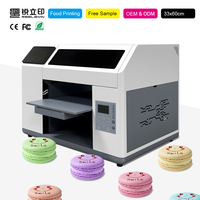 Imprimante alimentaire à encre comestible entièrement automatique Reeleyin - Multicolore, vitesse d'impression de 3 minutes, Ethernet, pour la décoration de gâteaux, bonbons, biscuits, pain