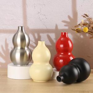 Bouteille d'eau et de vin portable en acier inoxydable monocouche de 500 ml en forme de <span class=keywords><strong>gourde</strong></span>, idéale pour les cadeaux de fête - Product Image 4