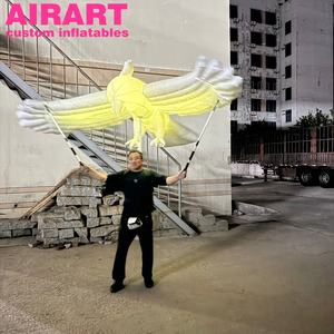 Marioneta <span class=keywords><strong>de</strong></span> Pájaro Inflable con Luces LED para Jardín, Patio, Fiesta Nocturna, Espectáculo - Product Image 2