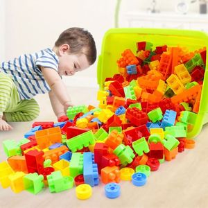 Jouets de construction en plastique à grandes pièces pour enfants, à assembler et à emboîter, puzzle éducatif précoce, cadeau pour la maternelle - Product Image 1