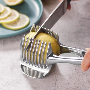 Stainless Steel Kitchen Handheld Orange Lemon Slicer Tomato Cutting Clip Fruit Slicer Onion Slicer KitchenItem Cutter - Product Image 4