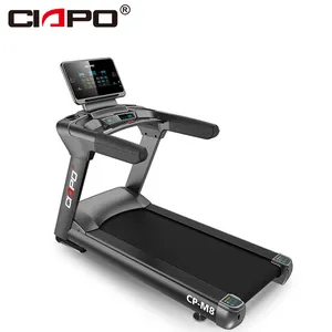 CIAPO M8 kommerzielles Laufband Fitness-Laufband Laufgerät AC 5,5 PS großer Farbbildschirm/LED-Bildschirm Laufband