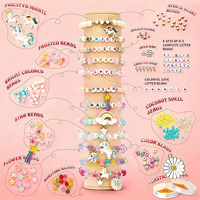 Kit de Bijoux DIY pour Enfants en Gros : Bracelet avec Perles Lettres, Poney, Licorne, Arc-en-ciel, Cheval – Cadeau Idéal pour Filles