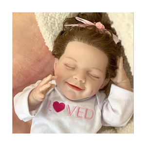 Dot Corazon Cabello Enraizado Mano, bentuk mahkota hidup Bzdoll puting lembut Mini modis boneka dibuat kembali - Product Image 1