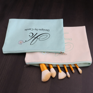 Borsa Piccola in <span class=keywords><strong>Tela</strong></span> di Cotone Personalizzabile con Ricamo Lettere e <span class=keywords><strong>Stampa</strong></span>, Cerniera Dorata, Sacchetto per Caramelle, Ingrosso, Logo Personalizzato - Product Image 4