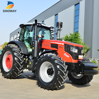 Tracteur agricole diesel 4x4 mini avec cabine de luxe et chargeur frontal, fourni par l'usine, pour l'agriculture au Kenya