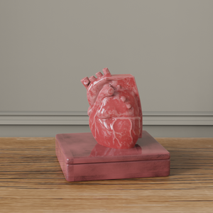 Chambre d'encens au design personnalisé Rouge sang Coeur en plein essor Arme d'organe <span class=keywords><strong>Grenade</strong></span> à main Brûleur d'encens en céramique - Product Image 3