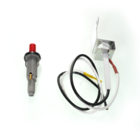 Kit d'allumage électrique portable à bouton-poussoir 60092 compatible avec les grils à gaz Q300/Q3000, remplacement de l'allumeur 424001