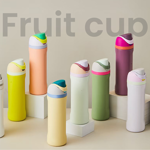 Botella <span class=keywords><strong>de</strong></span> Agua Aislada <span class=keywords><strong>de</strong></span> Acero Inoxidable con Pajita, Termo al Vacío 304S, Vaso <span class=keywords><strong>de</strong></span> Gran Capacidad para Frutas, Vaso Deportivo Doble para Bebidas - Product Image 5