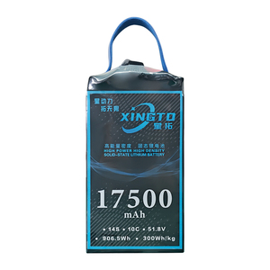 Promoção de fábrica 14S 17500mAh 51.8V 10C BMS Inteligente Li Polymer <span class=keywords><strong>Battery</strong></span> <span class=keywords><strong>Pack</strong></span> para Drone UAV Agrícola - Product Image 2