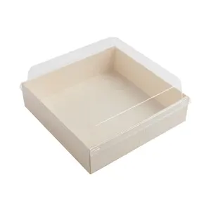 초밥 테이크 아웃 포장 분해 가능한 일본 일회용 식품 목재 초밥 디저트 상자의 제조 도매 나무 상자