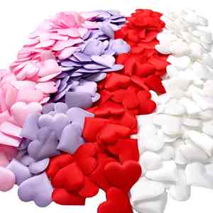 Flores Decoradas con Confeti Multicolor en Forma de Corazón, Pétalos Dispersos para Decoración de Bodas y San Valentín - Product Image 4