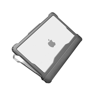 เคสแล็ปท็อป JUNCHI รุ่นพรีเมียม ดีไซน์เรียบหรู บางเฉียบ ลายเส้นใย วัสดุ PC+TPU เงางาม ป้องกันรอยขีดข่วน สำหรับ <span class=keywords><strong>Macbook</strong></span> Pro 13.3 นิ้ว - Product Image 1