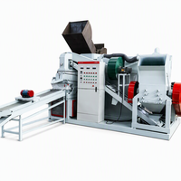 Granulateur automatique de fil de cuivre d'usine, séparateur de cuivre et de plastique pour câbles usagés à haut taux de séparation, machine de recyclage