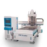 Machine de découpe et de gravure CNC ATC 1325 avec changement d'outil automatique ATC 1300*2500mm pour la fabrication de meubles