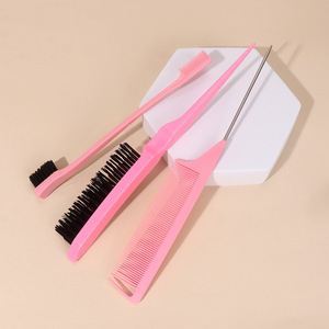 Salon de coiffure de haute qualité <span class=keywords><strong>brosse</strong></span> peigne <span class=keywords><strong>chignon</strong></span> peigne cheveux cuir chevelu peigne Massage - Product Image 5