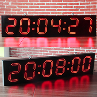 Chronomètre LED pour marathon, grande horloge de course extérieure, chronomètre numérique étanche pour la course de rue, compétition, arène
