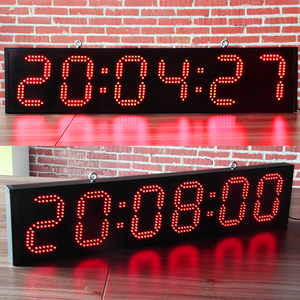 Chronomètre LED pour marathon, grande horloge de course extérieure, chronomètre numérique étanche pour la course de rue, compétition, arène - Product Image 2