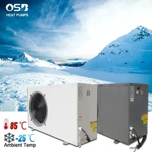 空气对水EVI高温加热系统高温空气源热泵贸易80度单体热泵