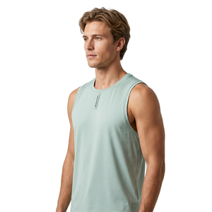 Chaleco Deportivo Casual Personalizado para Hombre, Cuello Redondo, Poliéster, Impresión Digital, Nueva Llegada de Verano, Entrenamiento al Aire Libre, Transpirable, Secado Rápido - Product Image 5