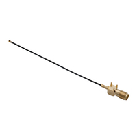 Connecteur SMA femelle à angle droit 4 broches pour montage sur circuit imprimé vers câble coaxial RF mâle IPEX MHF1 50 Ohm 0-3GHz pour module WiFi GPS