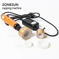 Machine de bouchage manuelle électrique ZONESUN ZS-XG60E pour bouchons de bouteilles en plastique à visser