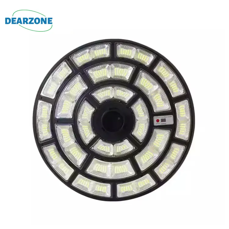 DEARZONE exterior impermeable UFO redondo Led Luz de calle Solar Sensor Solar Luz de jardín 2000W