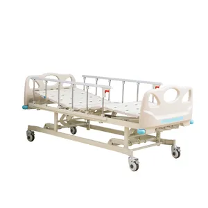 Medizinisches Bett mit drei Funktionen Manuelles elektrisches Pflege bett 3-Kurbel-Patientenbett