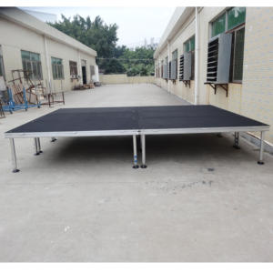 Aluminium Portable Outdoor Stage Podium Height Adjustable Modular Design Easy Assembly Non-Slip Surface for Ceremony Events - Product Image 4