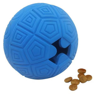 Çok Satan Çevre Dostu Kauçuk Köpek Topu Evcil Hayvan Oyuncağı Ses Çıkaran Dayanıklı Isırma Önleyici Sızdıran Mama Topu Dağıtıcı Diş Kaşıma Oyuncağı - Product Image 6