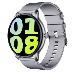 Montre connectée multisports avec écran AMOLED, surveillance de la fréquence cardiaque et suivi de la santé pour femmes, compatible avec iPhone et <span class=keywords><strong>Samsung</strong></span>, disponible sur Alibaba. - Product Image 4